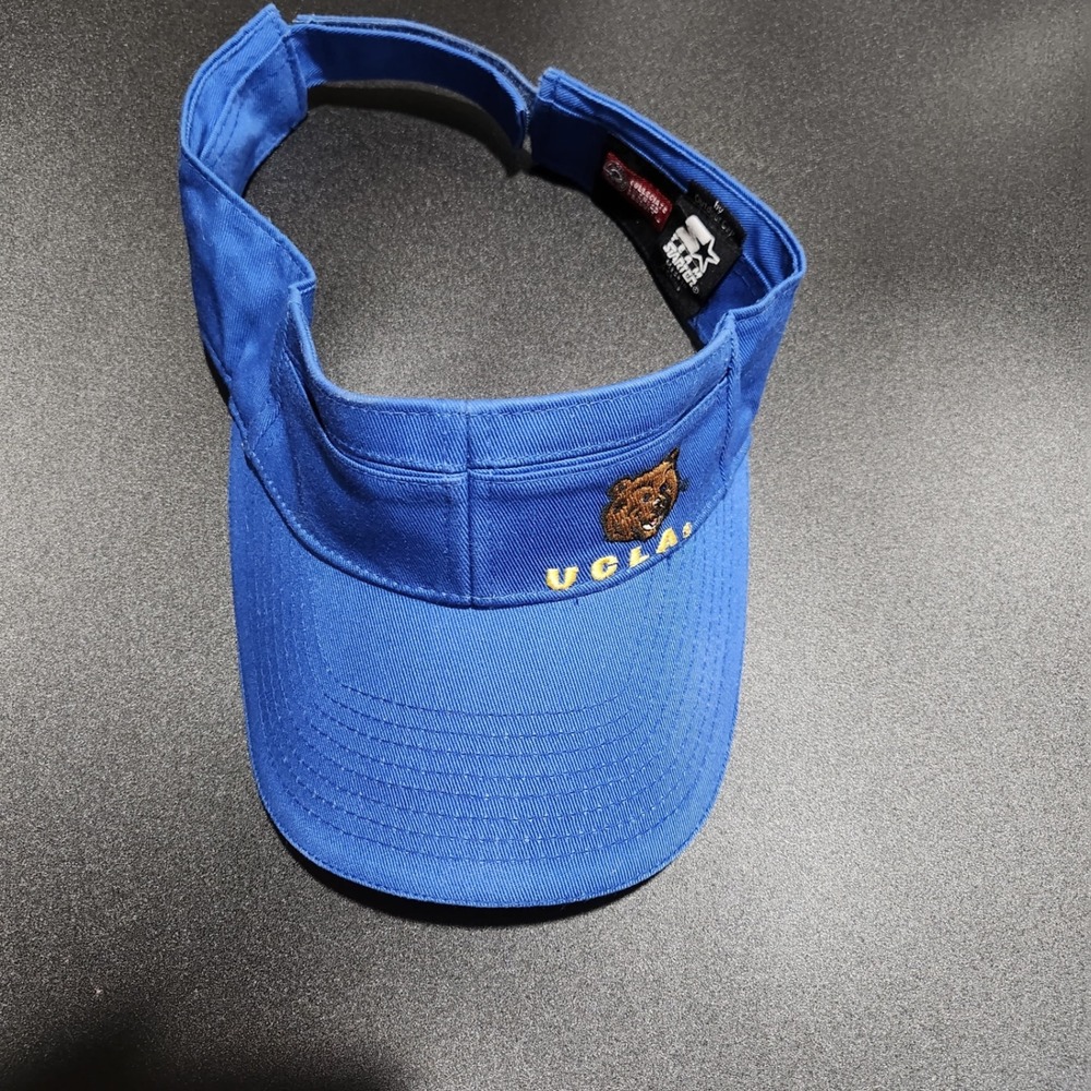 UCLA Bruins Visor Hat Starter Blue Adjustable Joe Bruin NCAA Mens OSFM